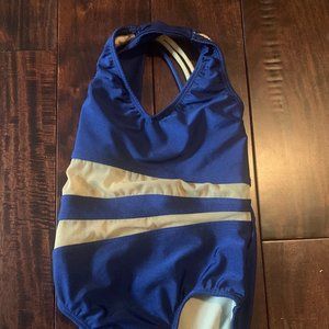Ilogear like new navy and beige dance leotard CL